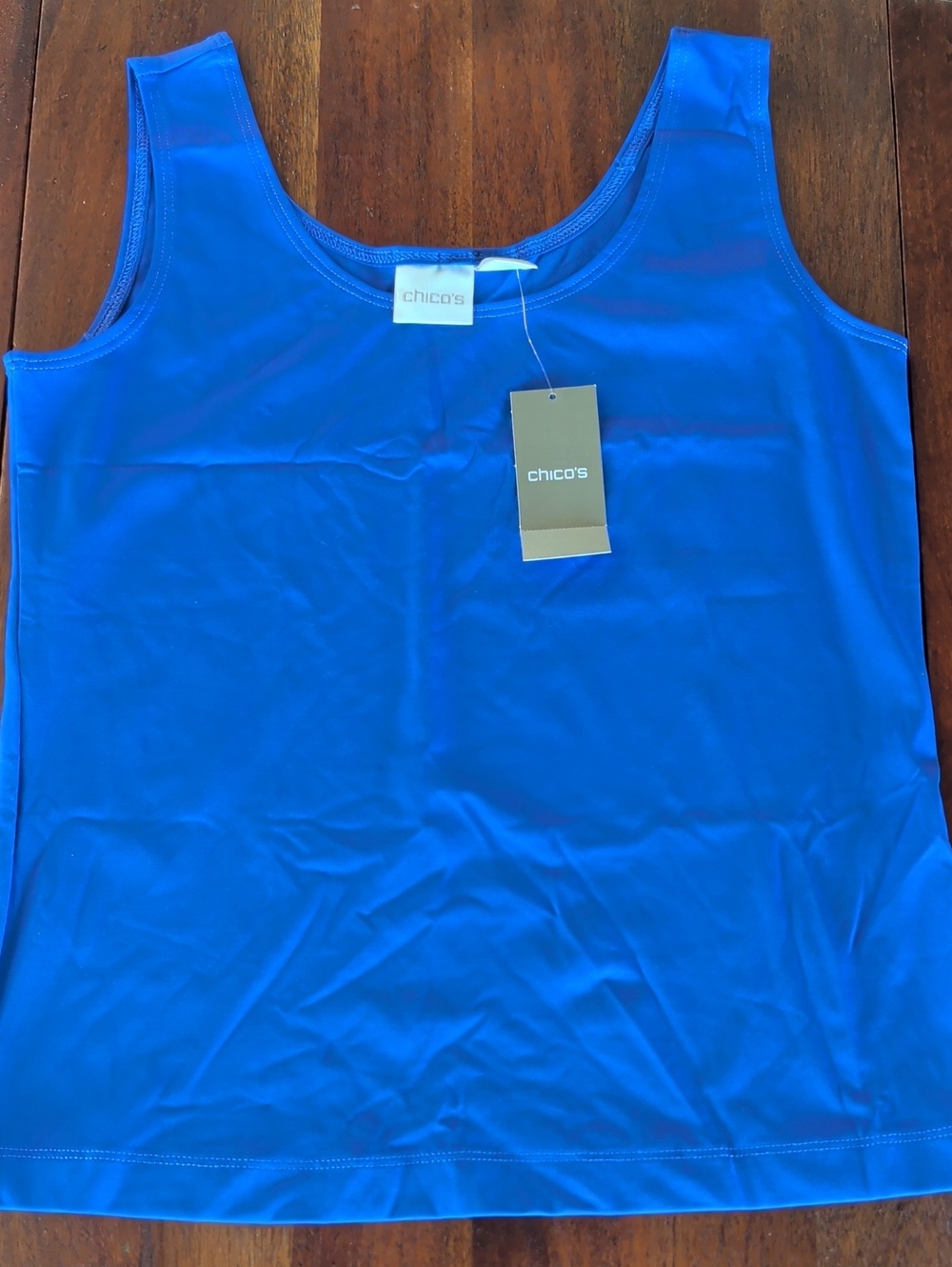 Chico's Vibrant PURPLE Scoop Tank